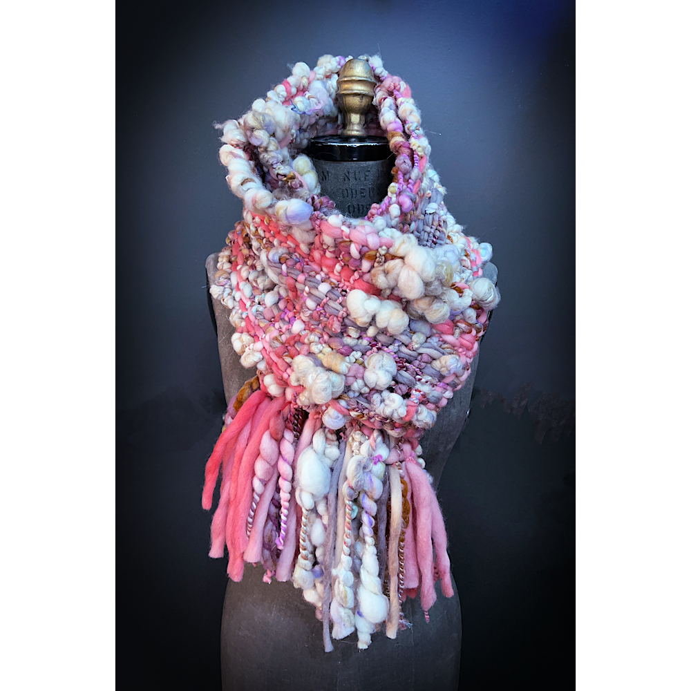 Woven scarf 91” X 9”
