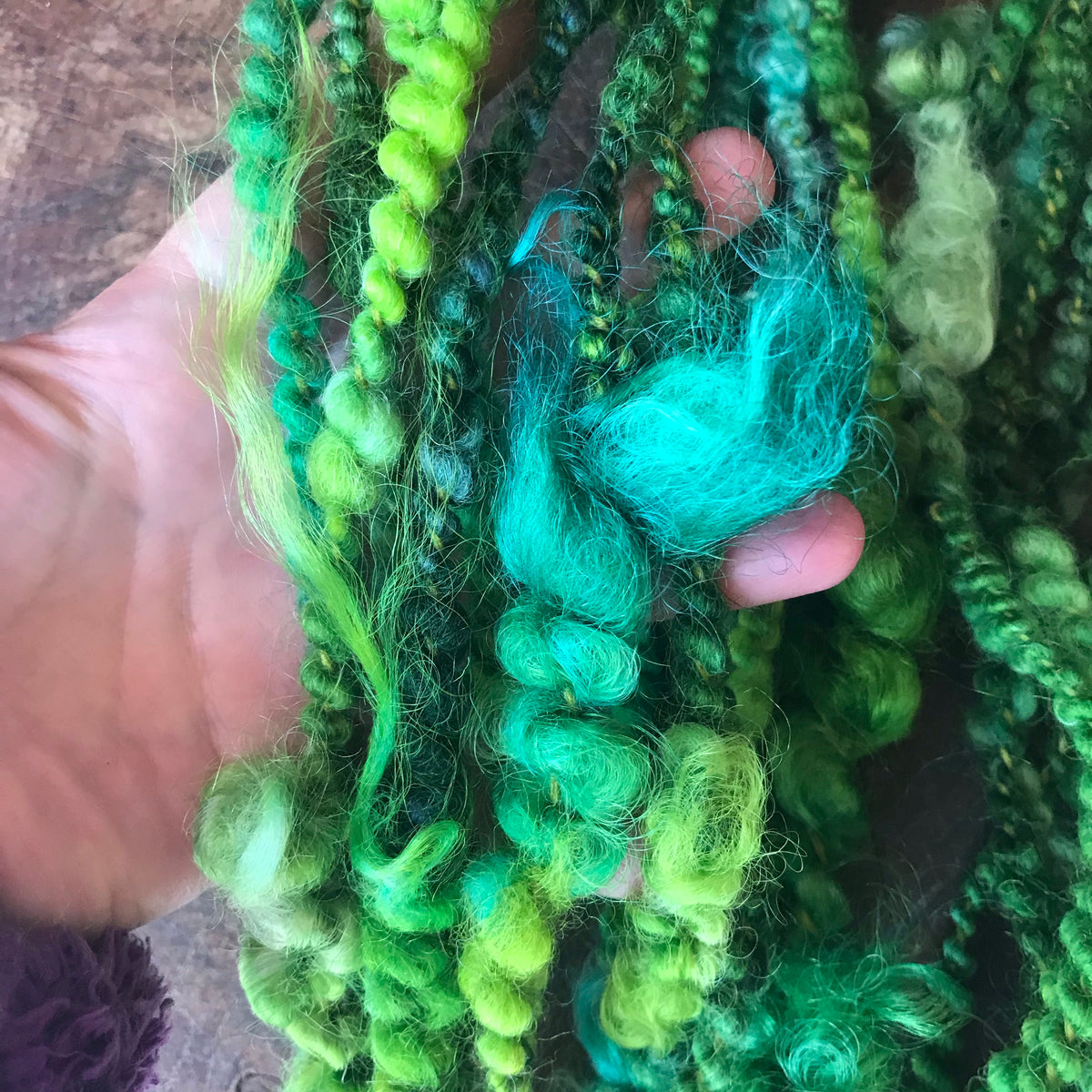 Green  art yarn yarn 100g 20y - Mynoush