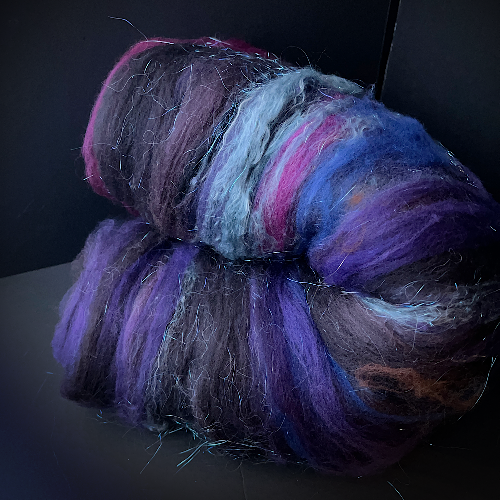 Batt for spinning yarn