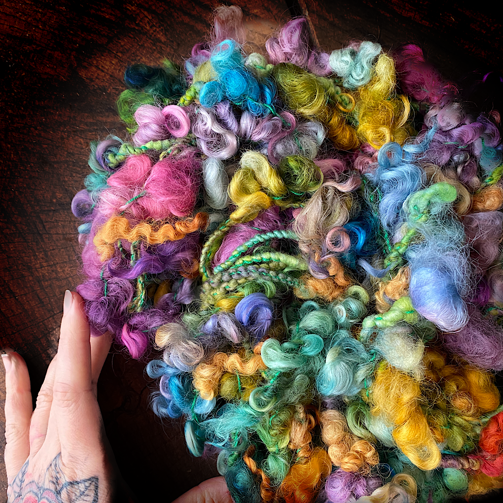 Spring is here Art yarn