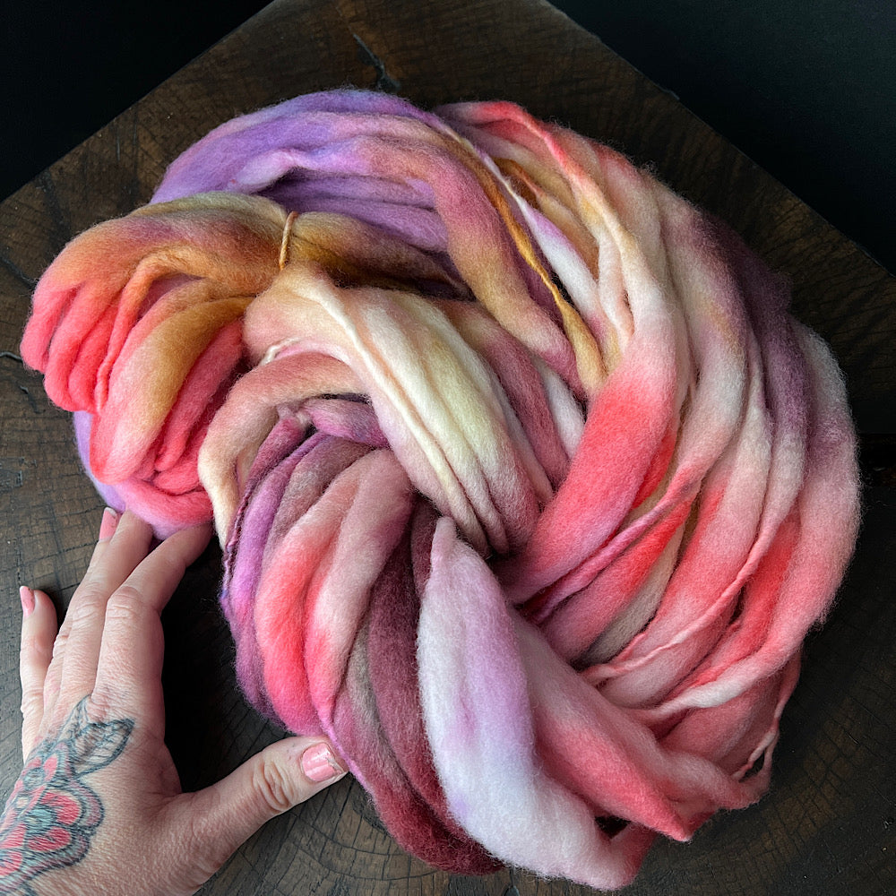 Fluffy yarn set of 3 skeins