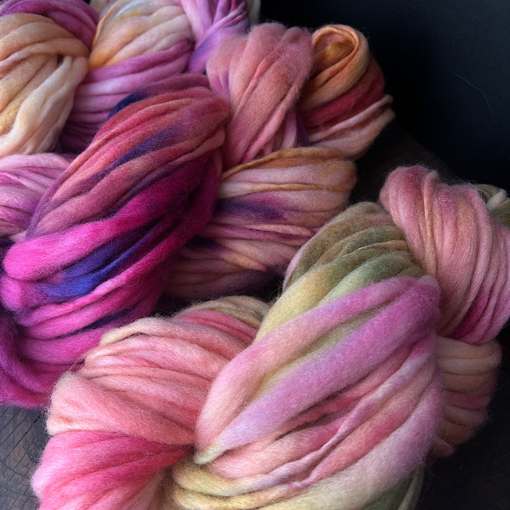 Fluffy yarn set of 3 skeins