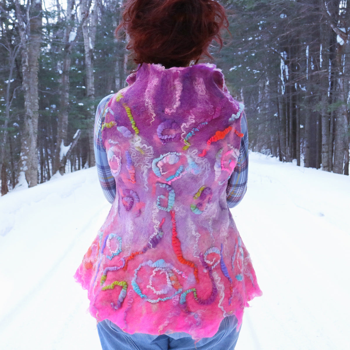 Felted vest Veste feutrée - Mynoush