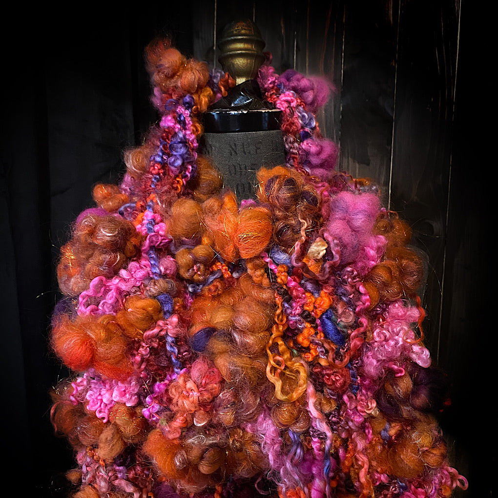 The Fiery Rose Scarf