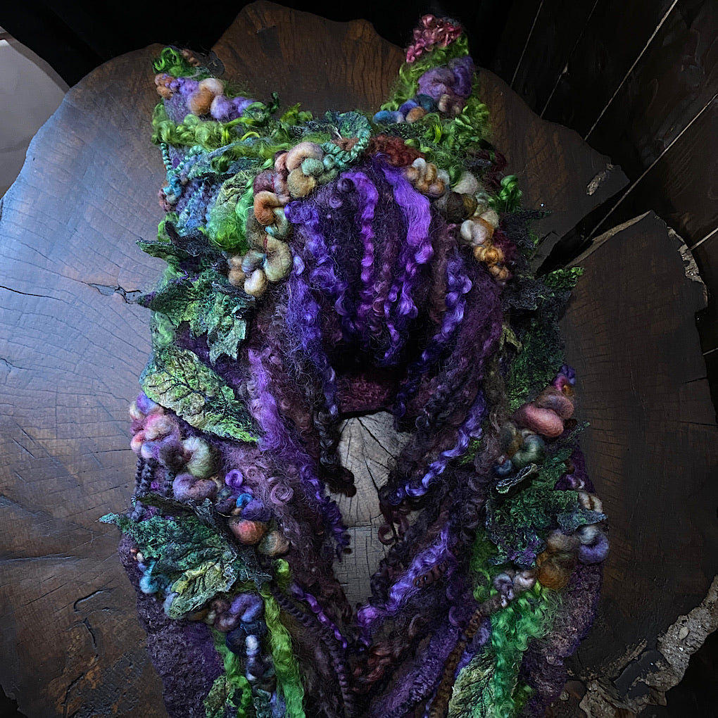 One spell - Felted hood