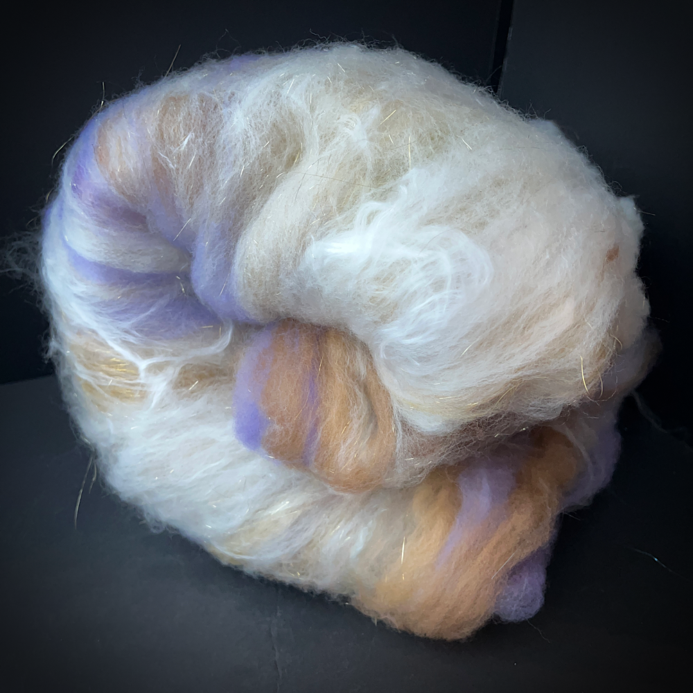 Batt for spinning yarn