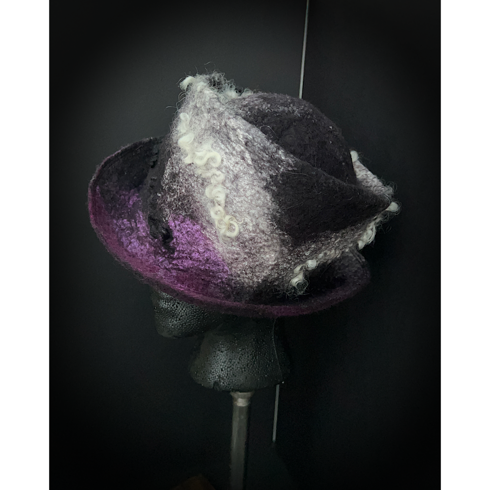 Felted top hat  - 22 3/4”