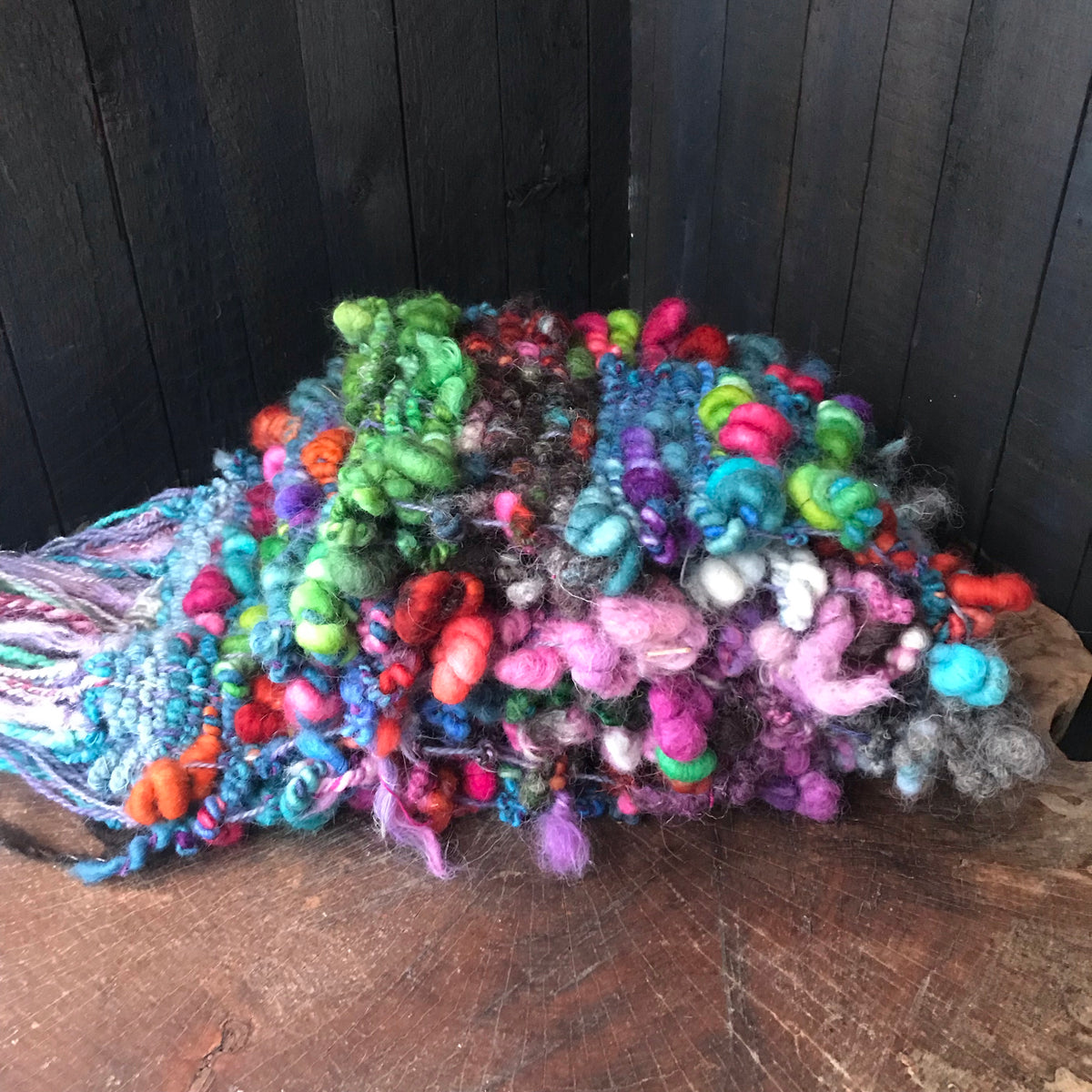 Rainbow scarf 100% Wool - Foulard 100% laine arc-en-ciel - Mynoush