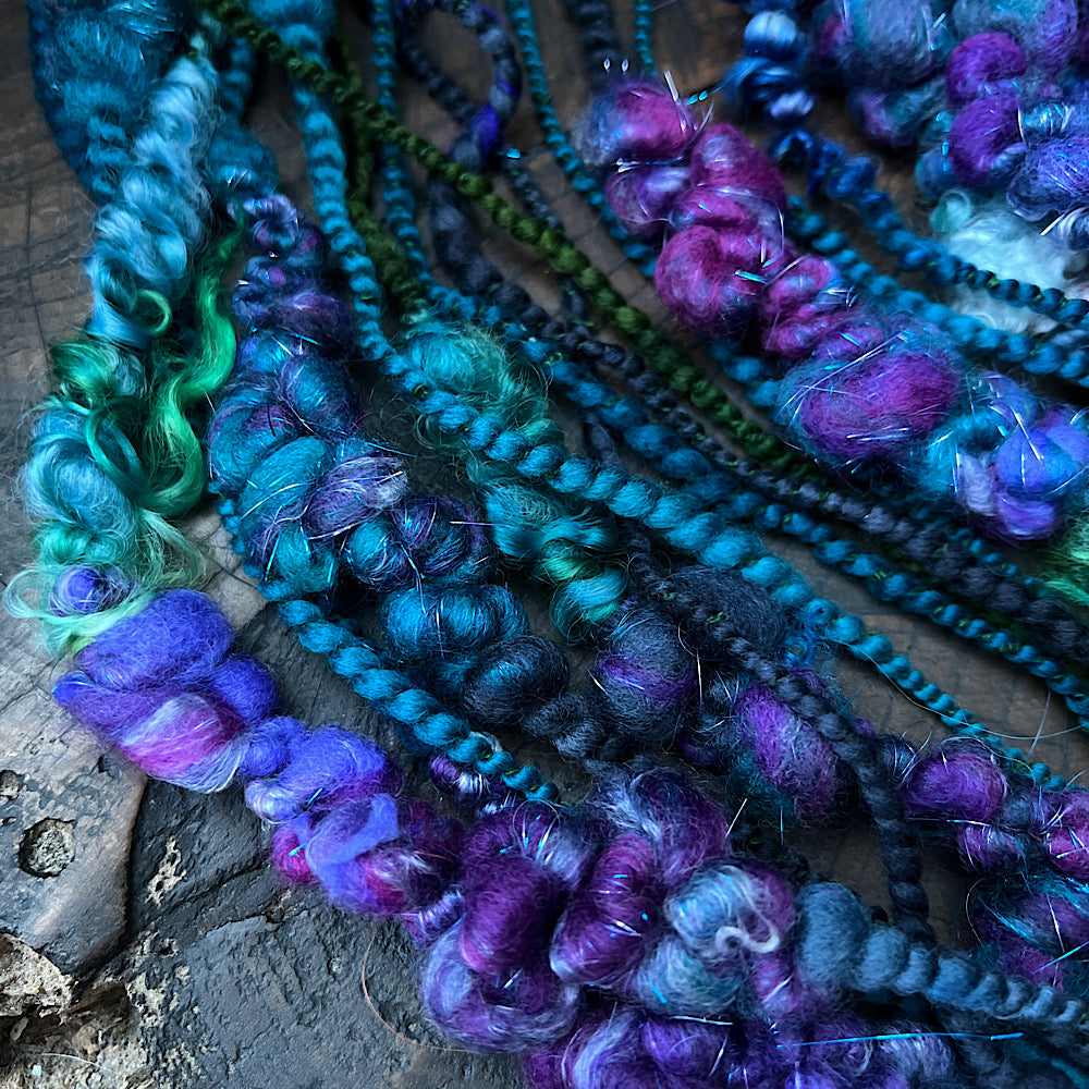 Turquoise rays signature art yarn