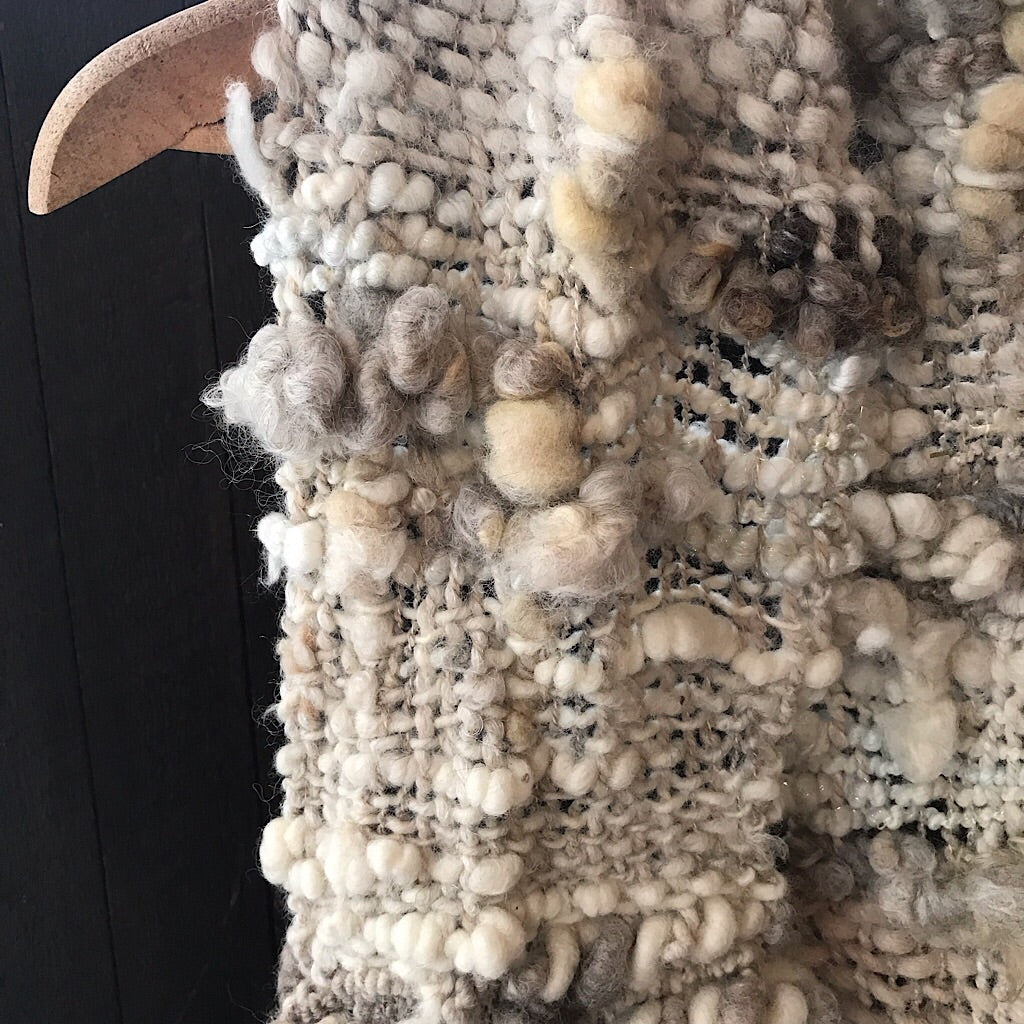 Woven alpaca scarf