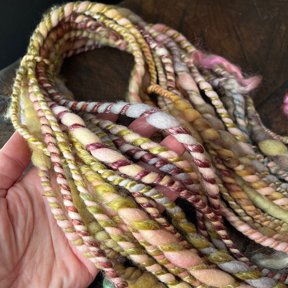 Golden Spring mini twist yarn