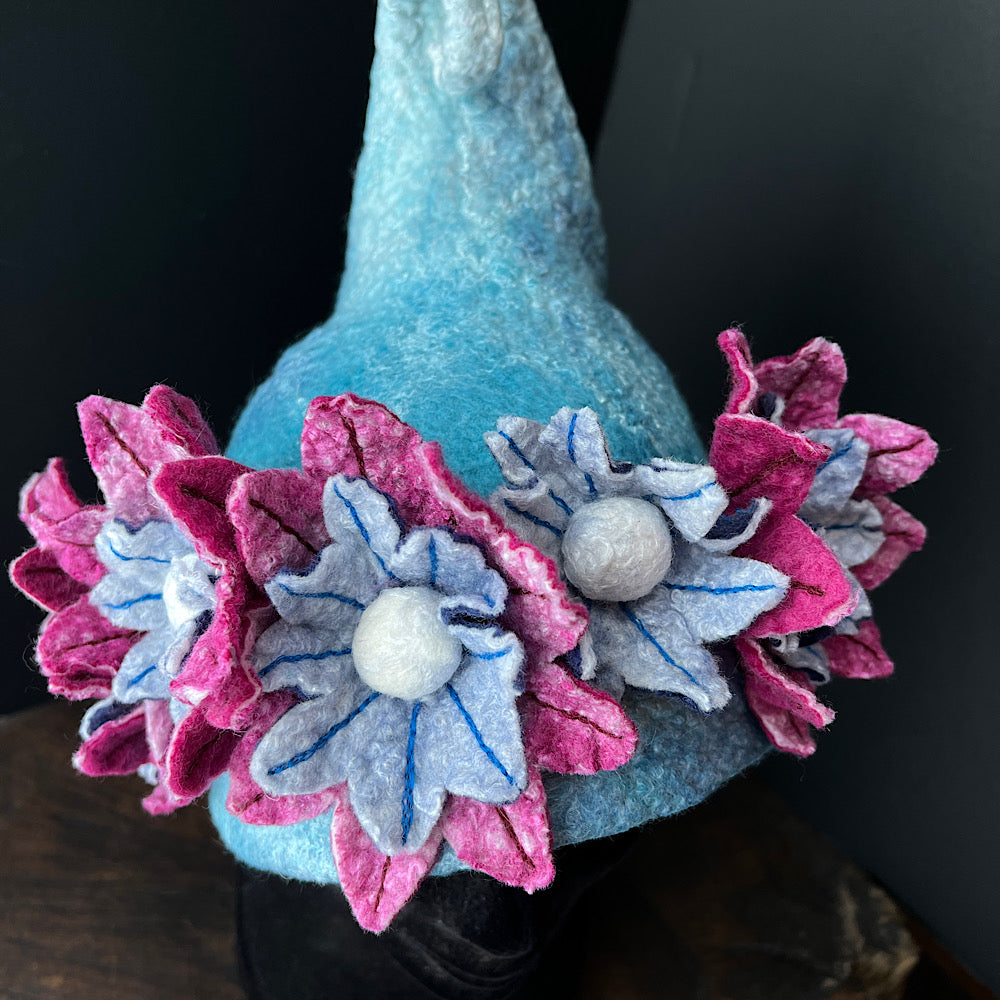 Felted fairy hat 21“ 1/2