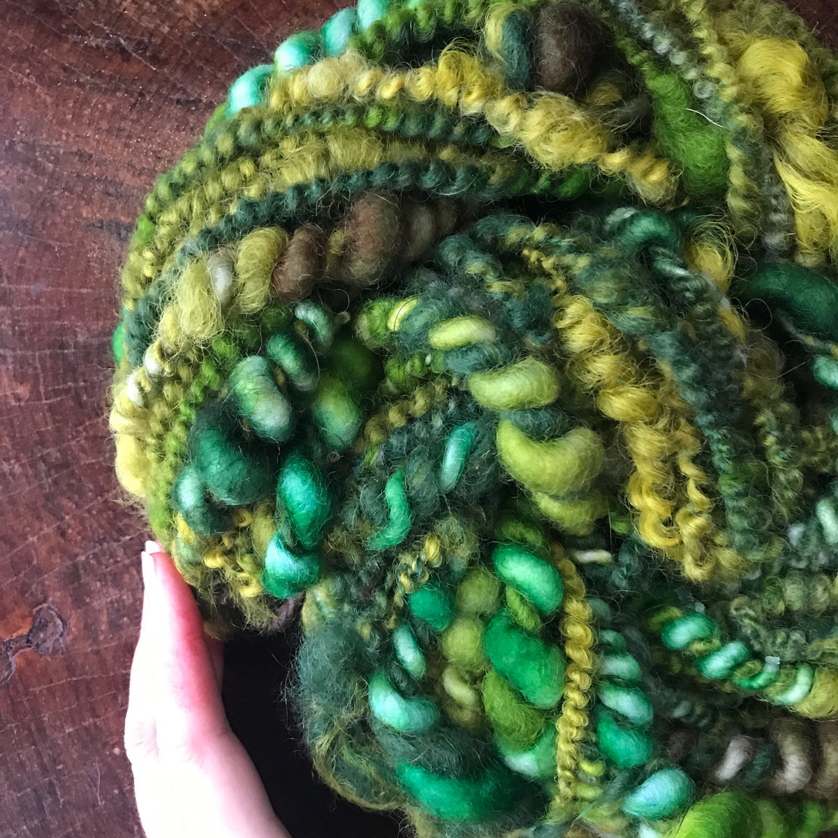 Green  art yarn 100g - Mynoush