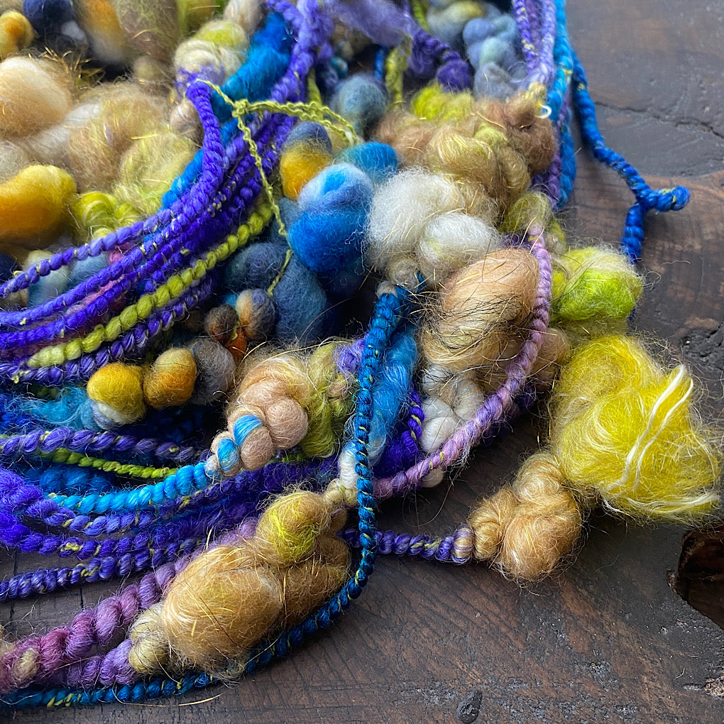 Starry Night Merino silk art yarn