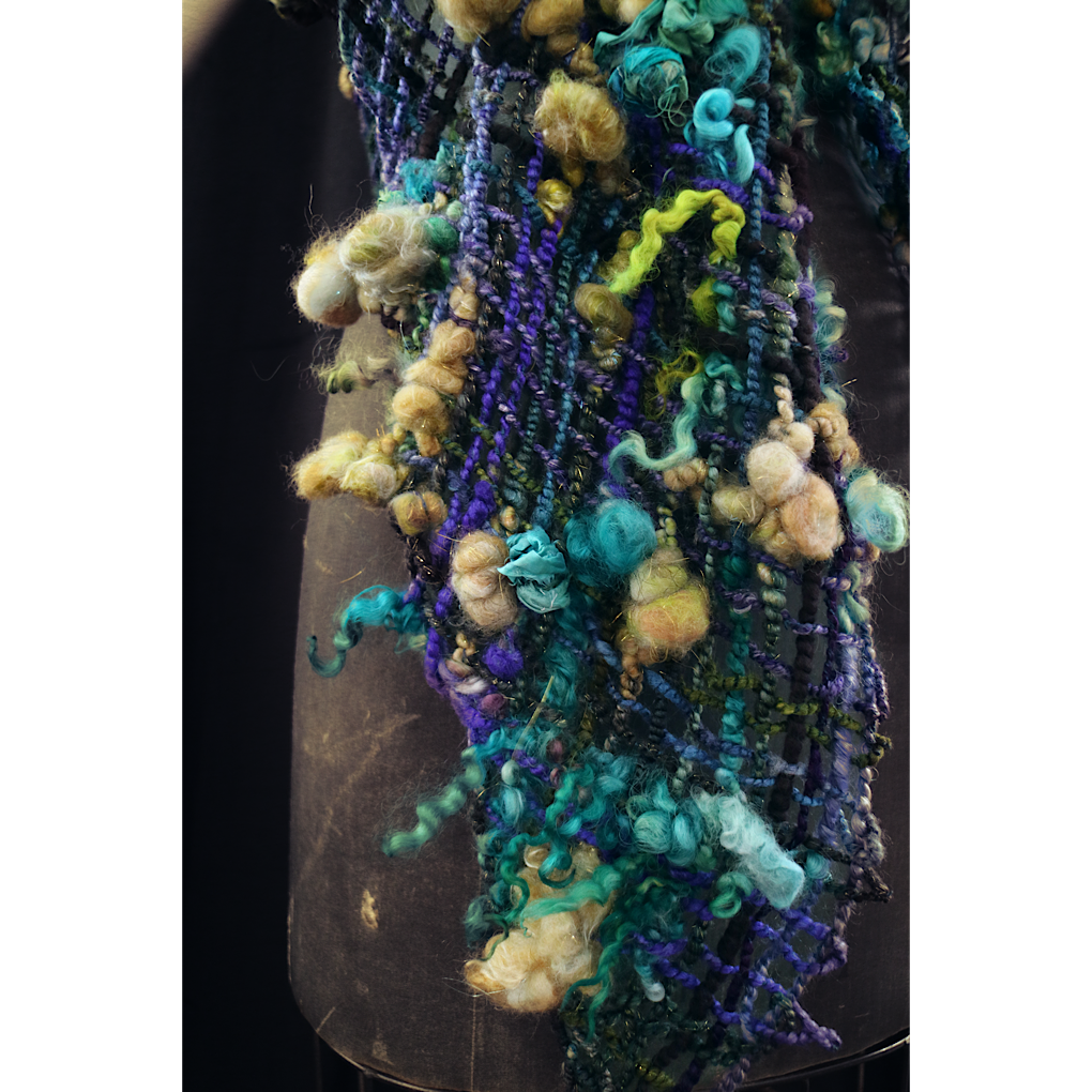 Nuit étoilée merino silk Shawl