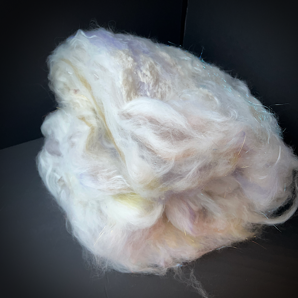 Batt for spinning yarn