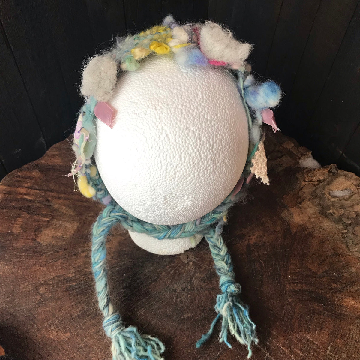 Blue woven headband | Bandeau bleu tissé - Mynoush