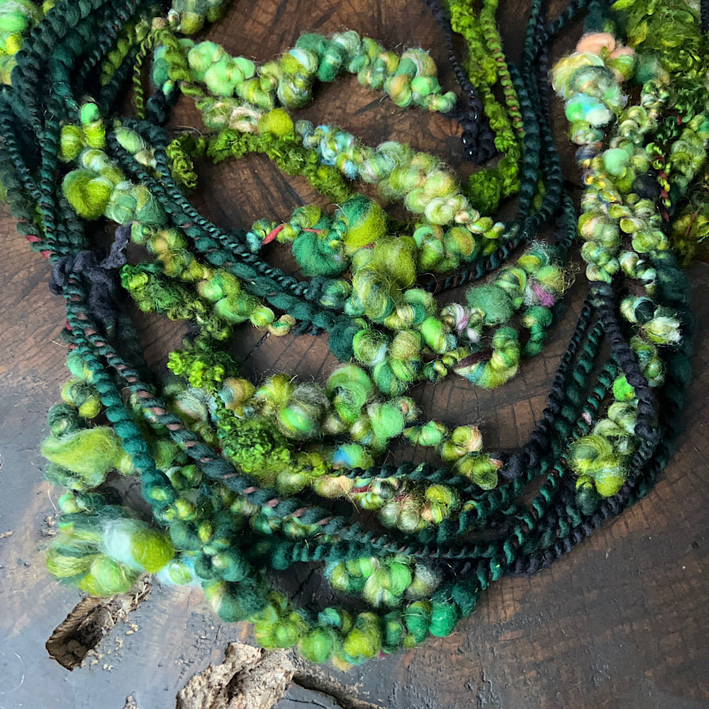 Art yarn trio for weaving 5.5 oz