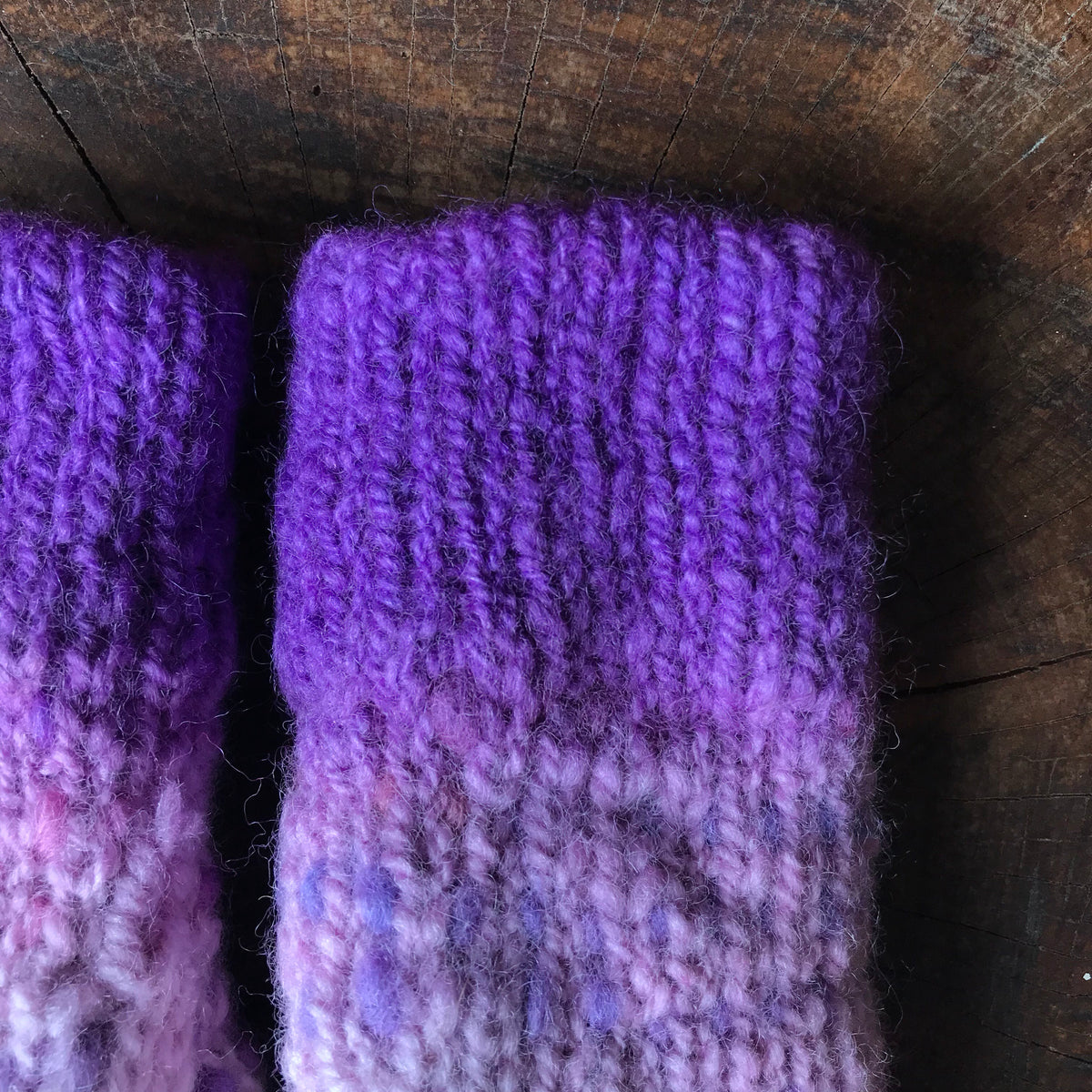 Thrummed mittens knitted with hand spun yarn | one size - Mynoush