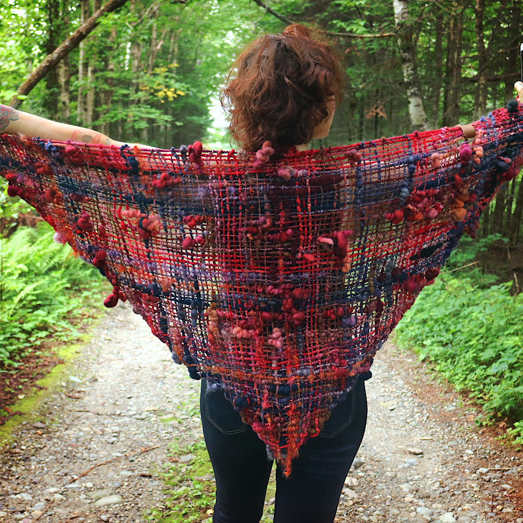 Fireworks Woven Shawl