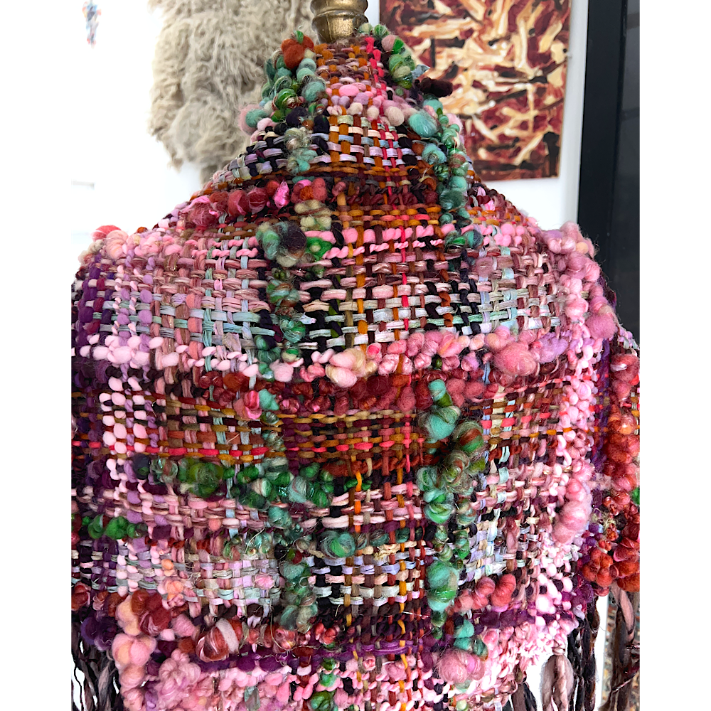 Wood Rose woven Shawl
