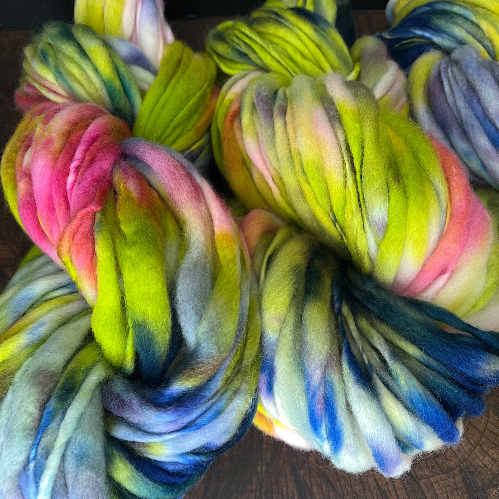 Fluffy yarn set of 3 skeins