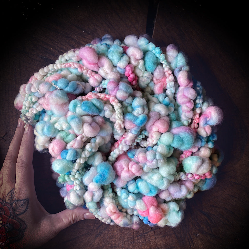 Baby valentine Jumbo boucle Art yarn