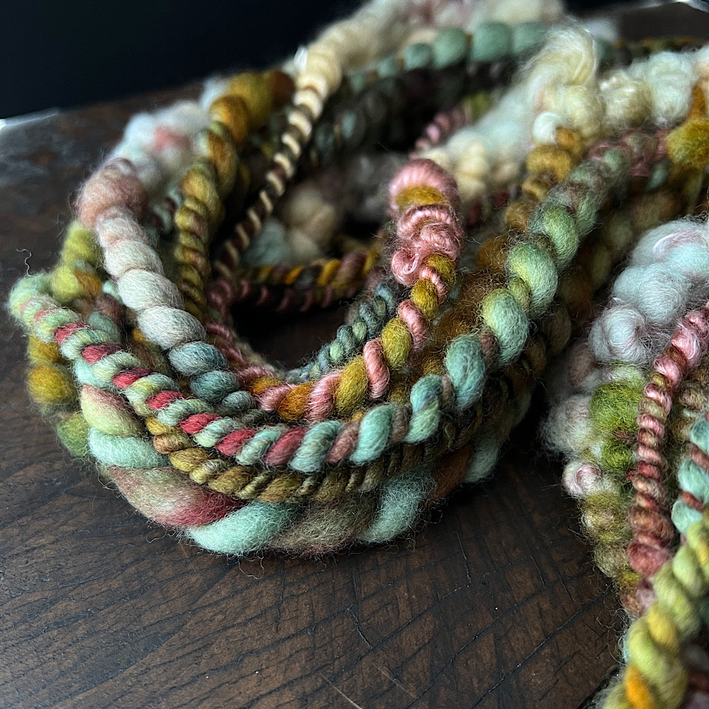 Woodland moss art yarn