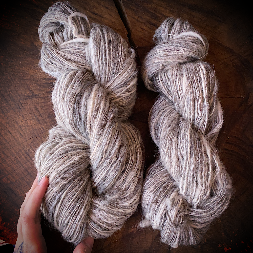 Clearance lace grey yarn