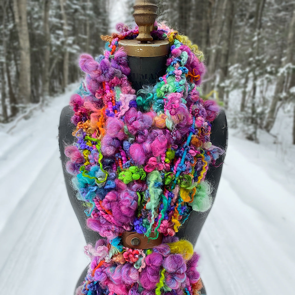 The Wild Rose  scarf