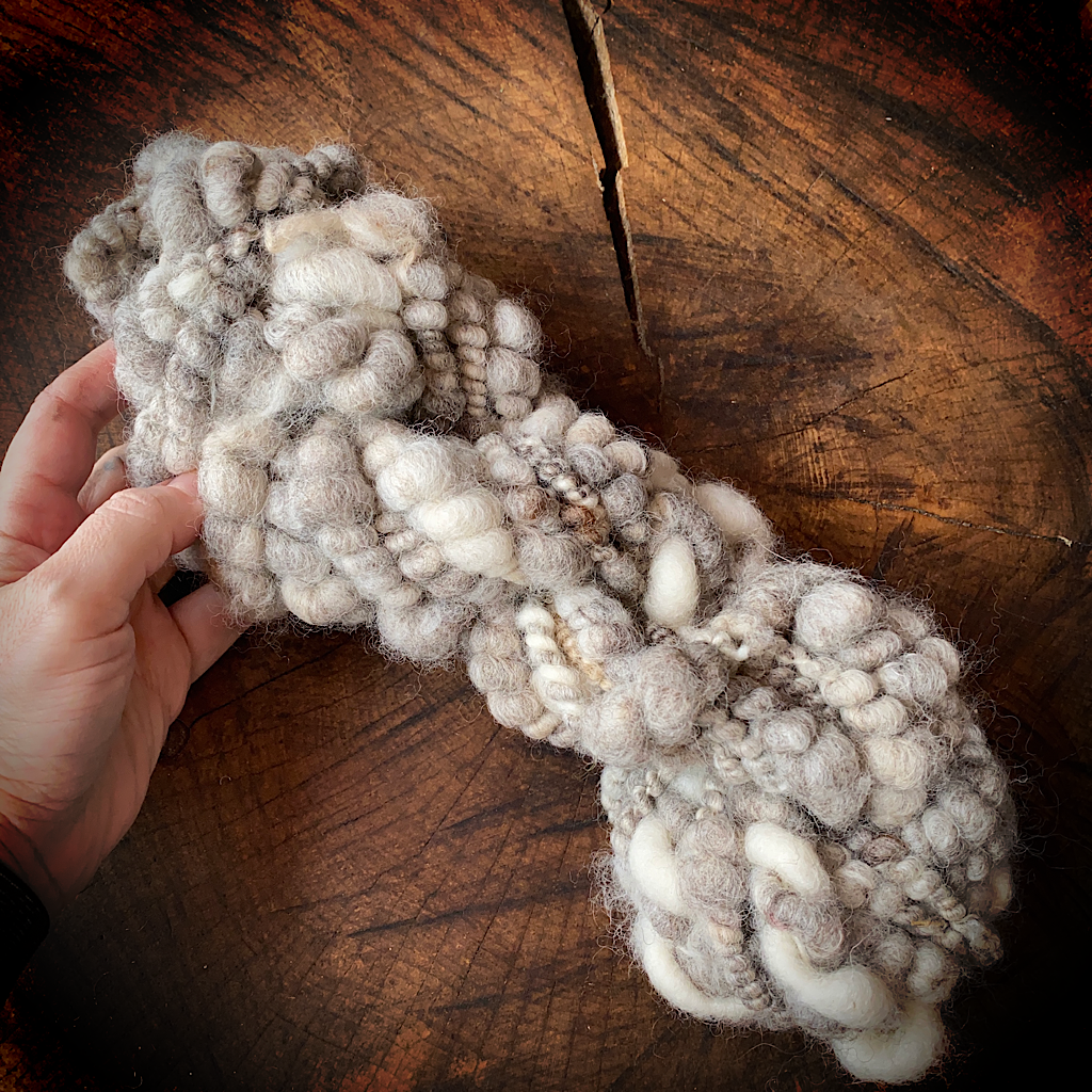 Clearance grey art yarn