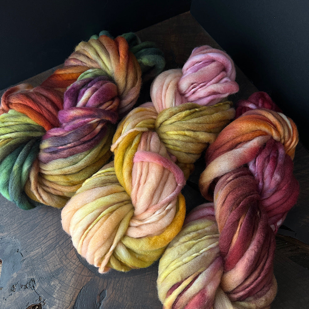 Fluffy yarn set of 3 skeins