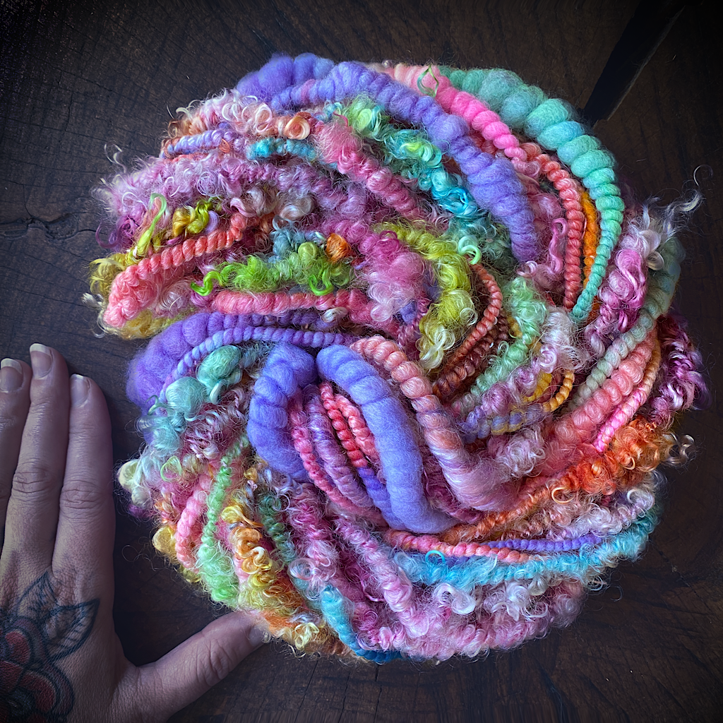 Unicorn mohair silk art yarn