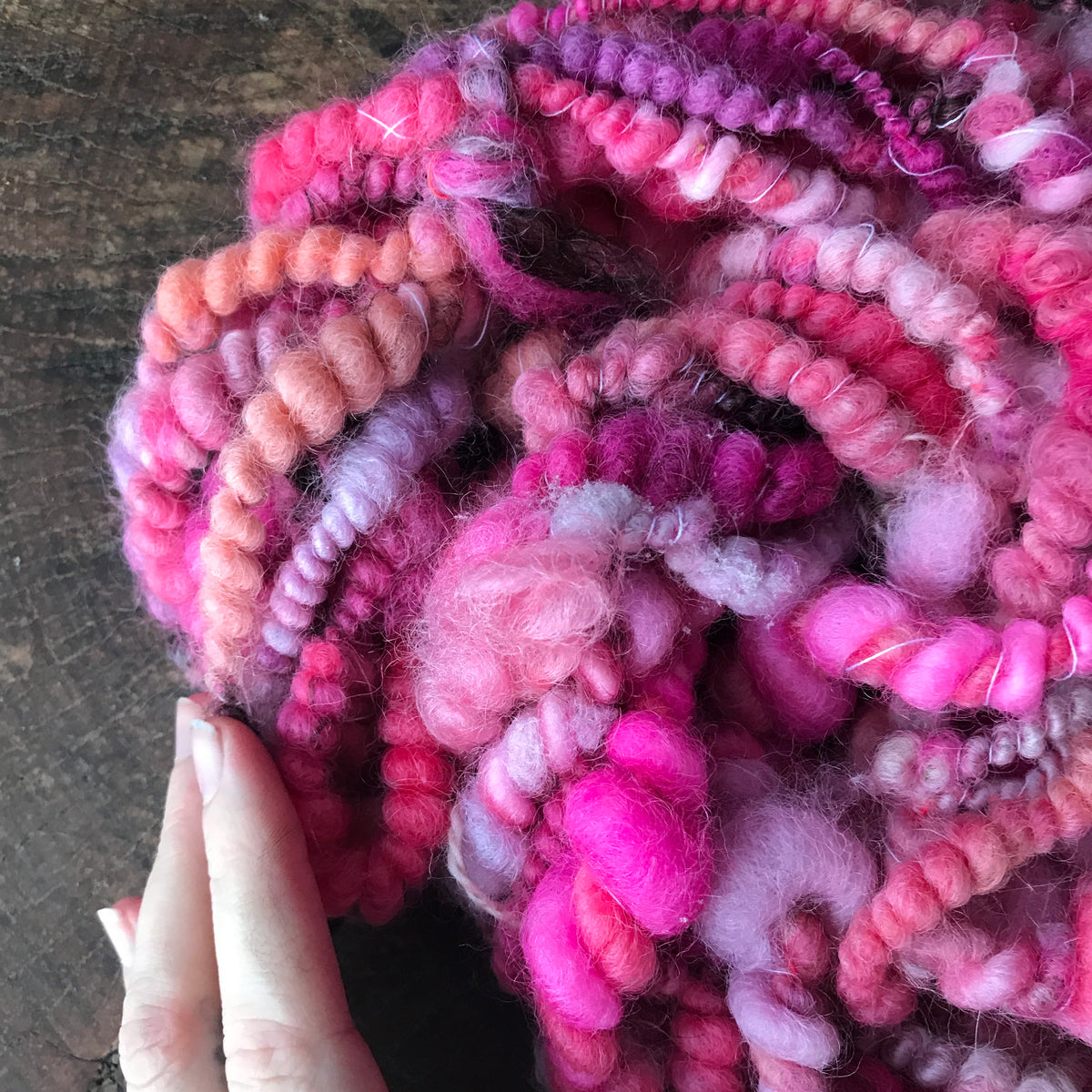 Pink art yarn 65g - Mynoush