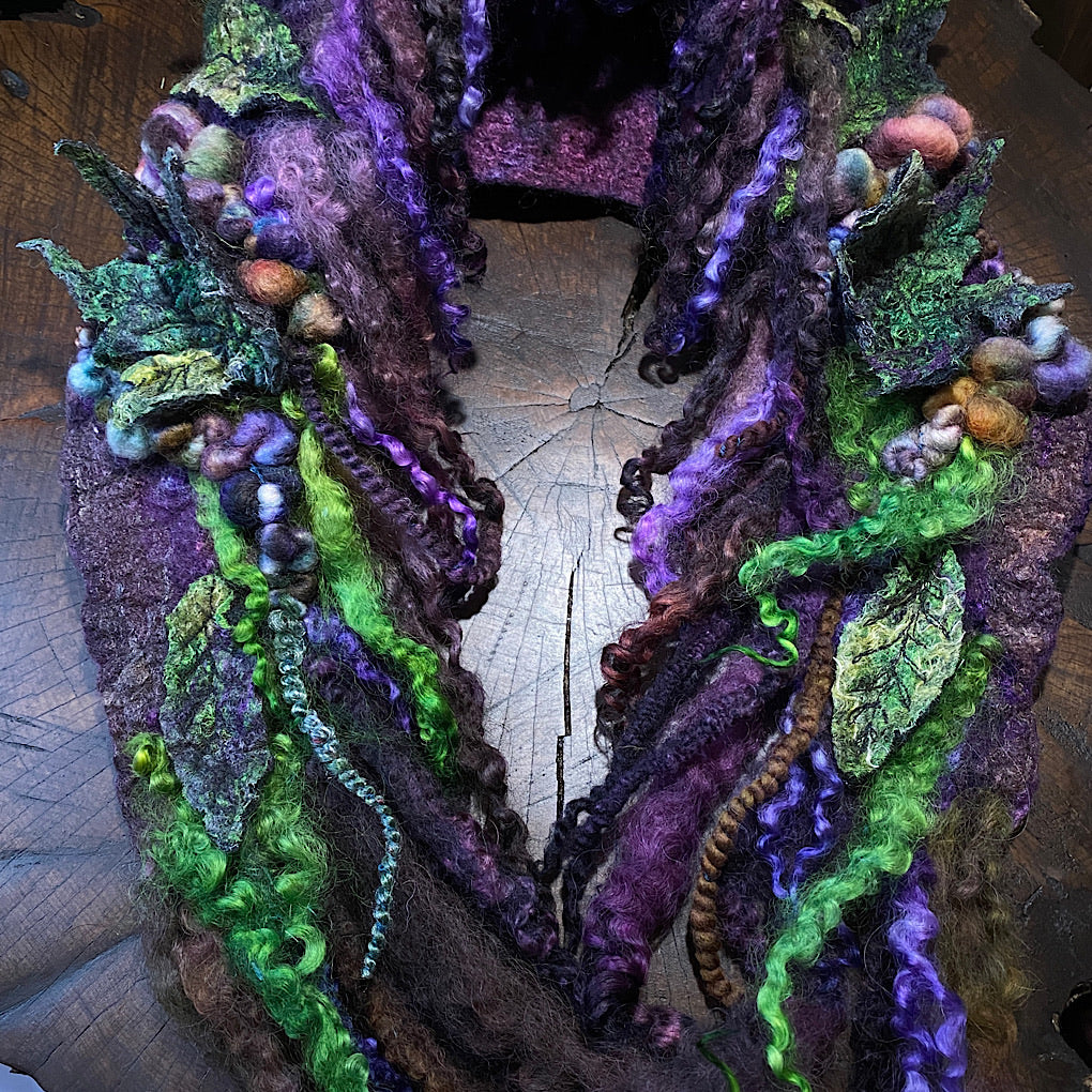 One spell - Felted hood