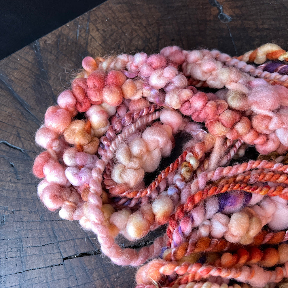 Peaches pie - art yarn