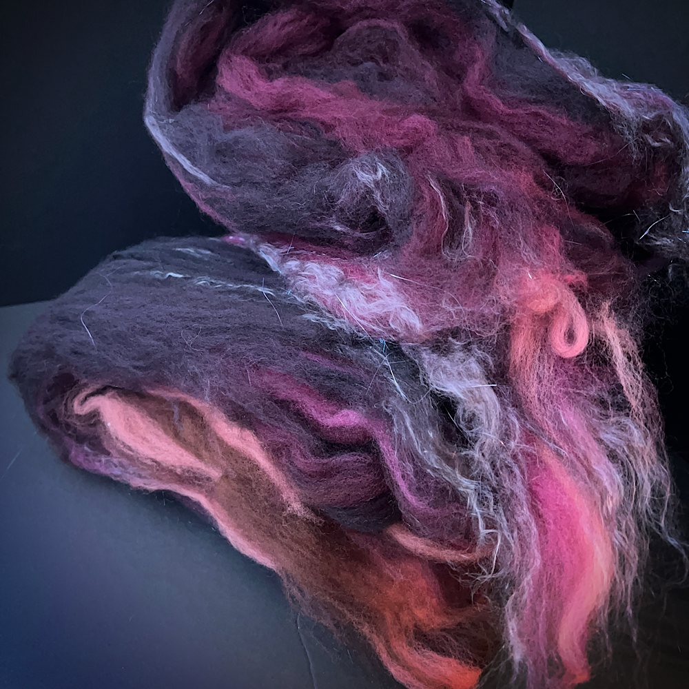 Batt for spinning yarn