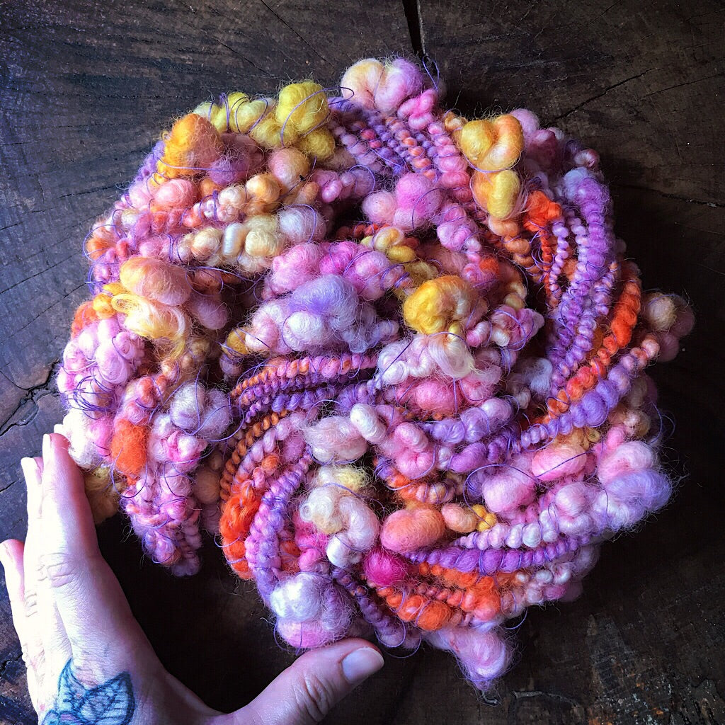 Summer sunset Art yarn