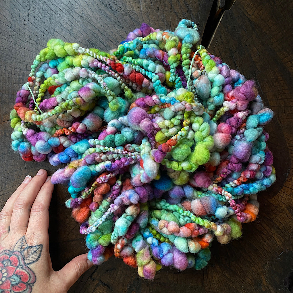 Beau soleil Jumbo boucle Art yarn