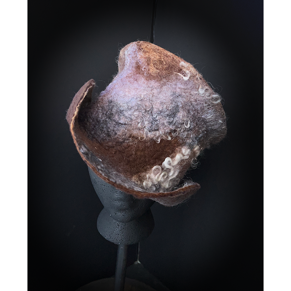 Felted top hat  - 23”