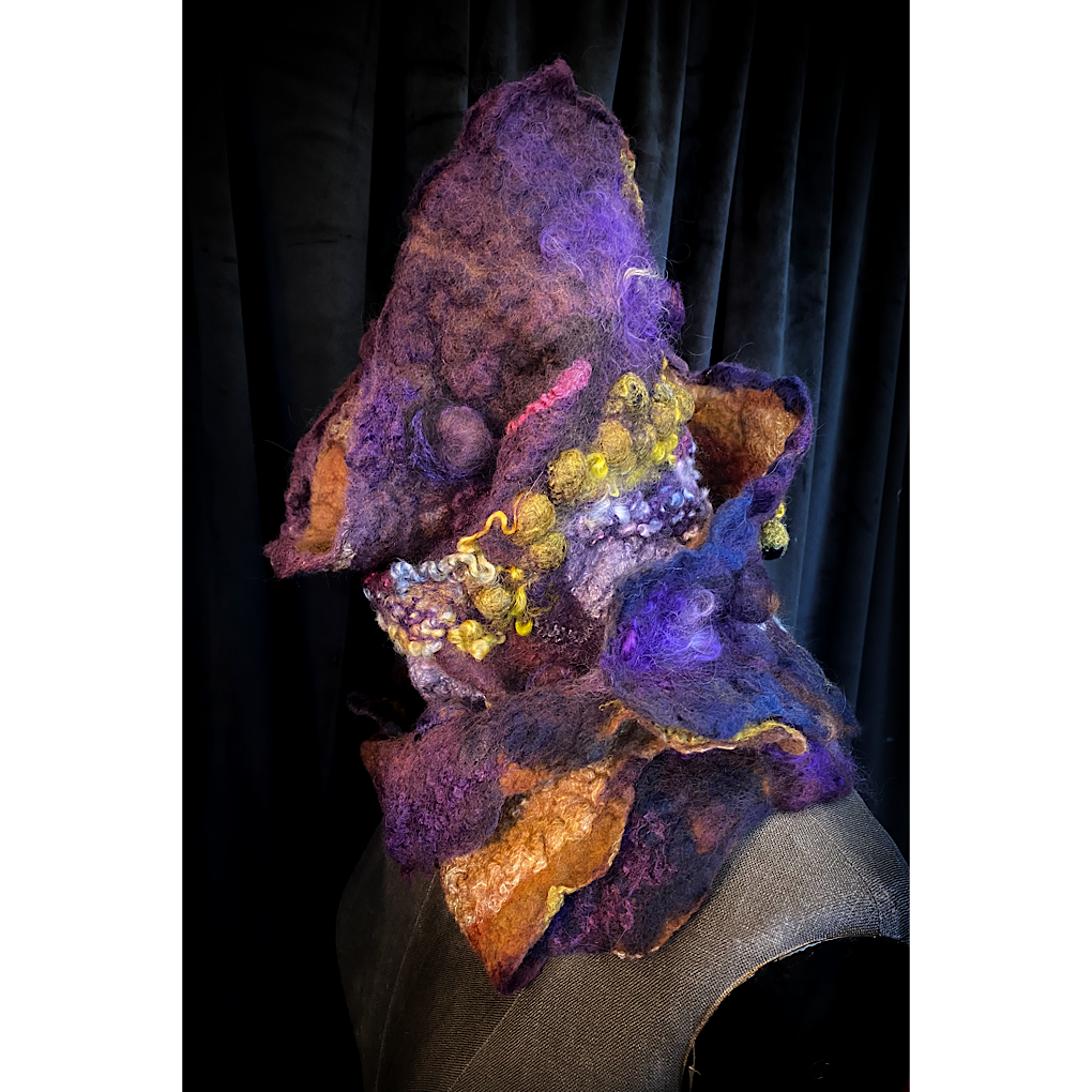 Nebula 2022 - felted scarf