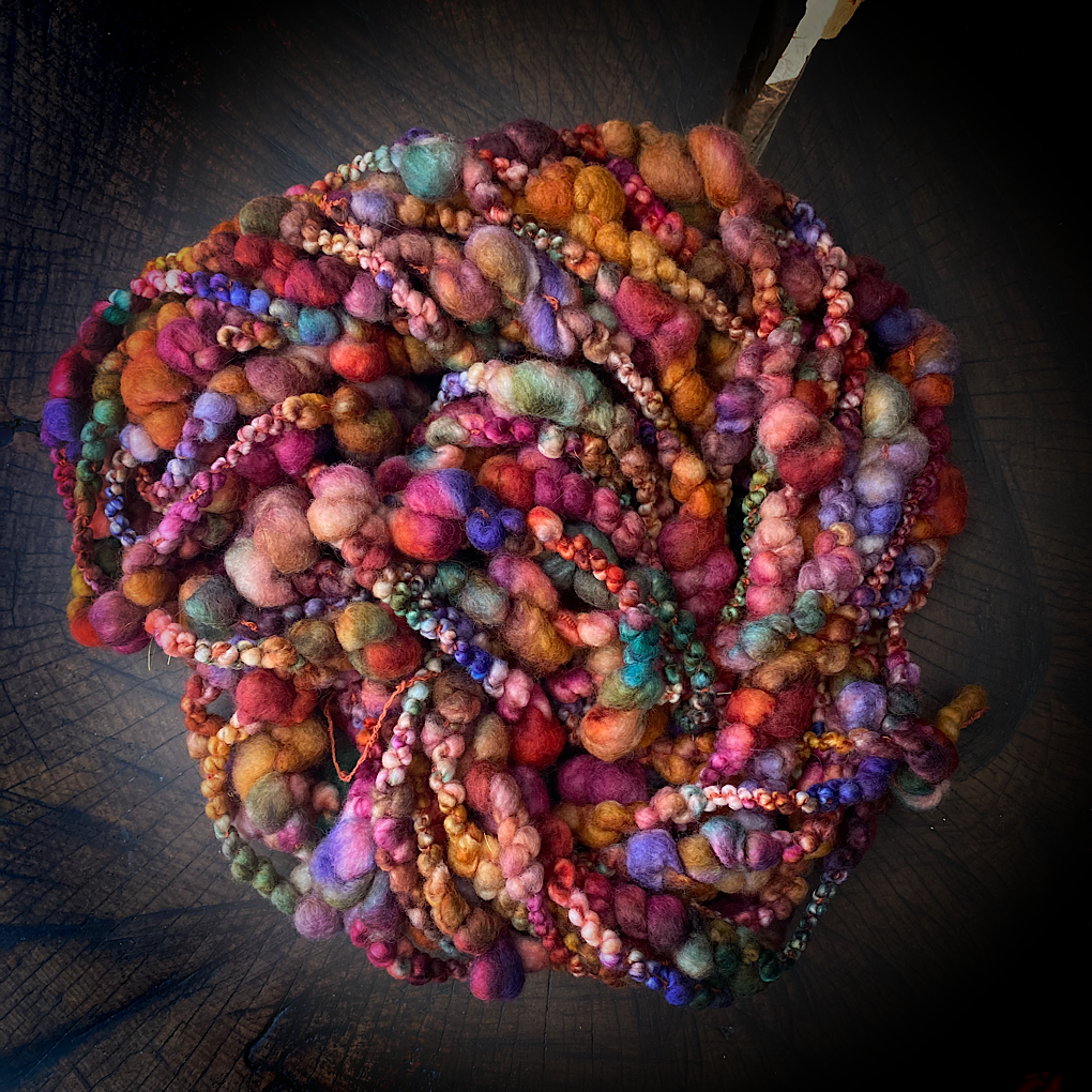 Legend of fall Jumbo boucle art yarn