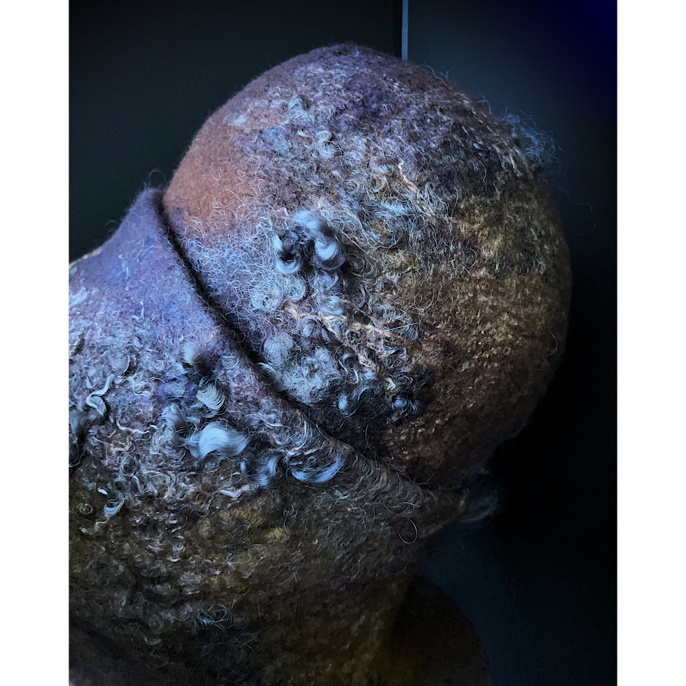 Felted cloche hat- 23”