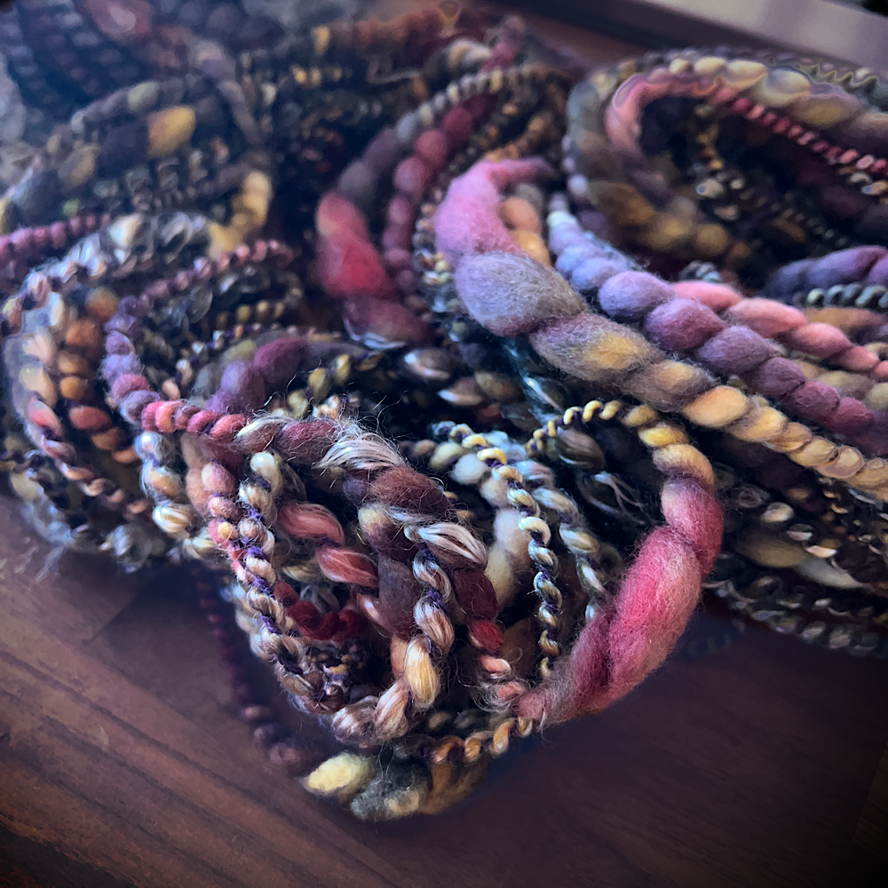 Ambre Smoke - large set of jumbo art yarn 11 oz