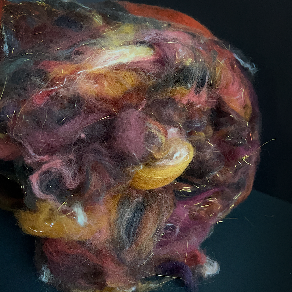 Batt for spinning yarn