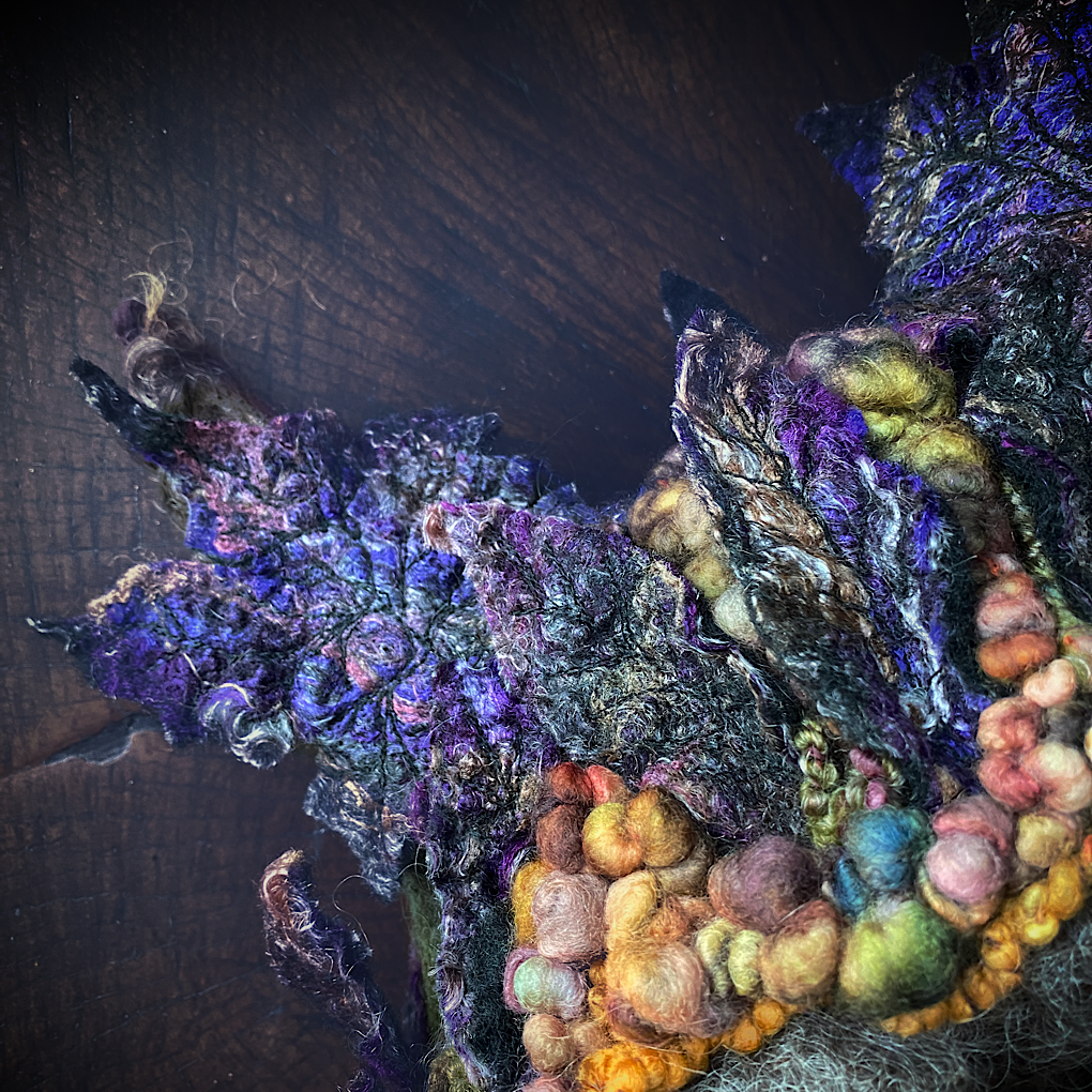 Forest spirit- felted hood