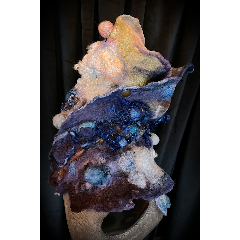 2022 Landscape serie  - felted scarf