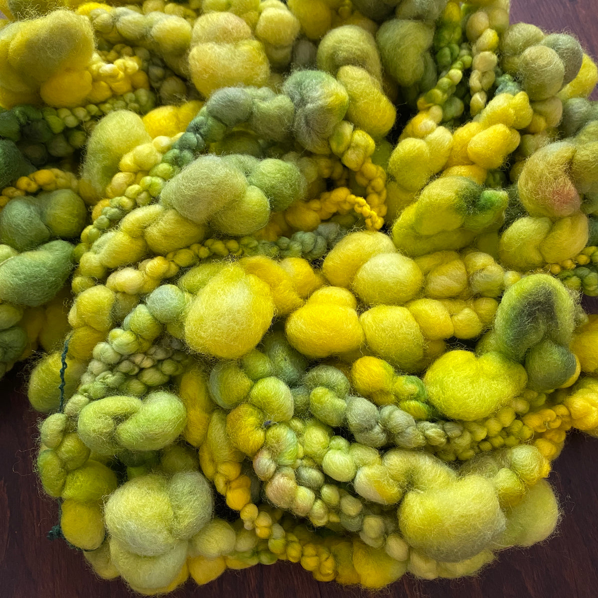 CUSTOM Sprouts Jumbo boucle Art yarn