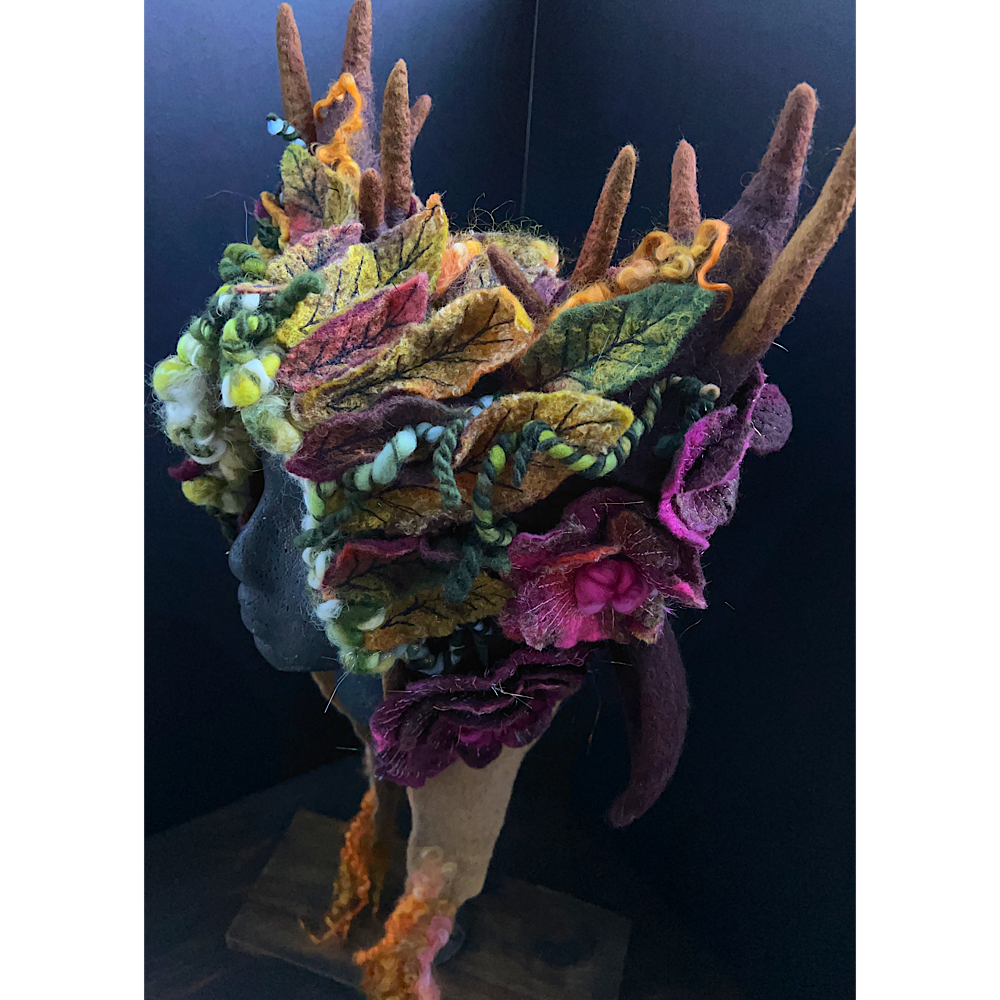 Faun felted Hood