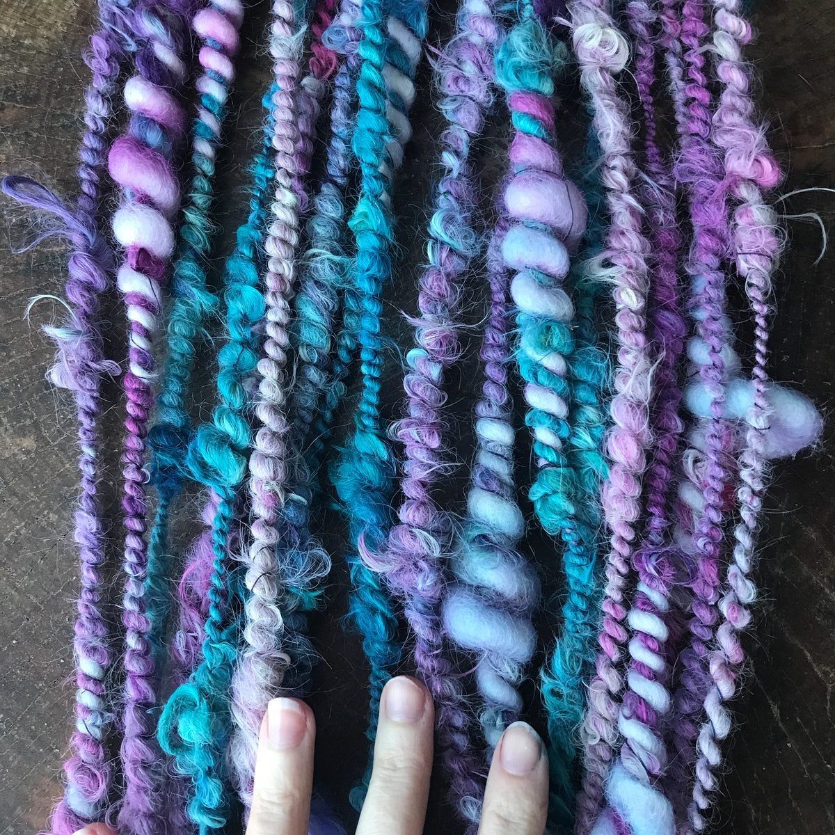 Purple alpaca yarn 100g - Mynoush